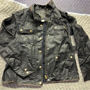 J Crew medium black field jacket
